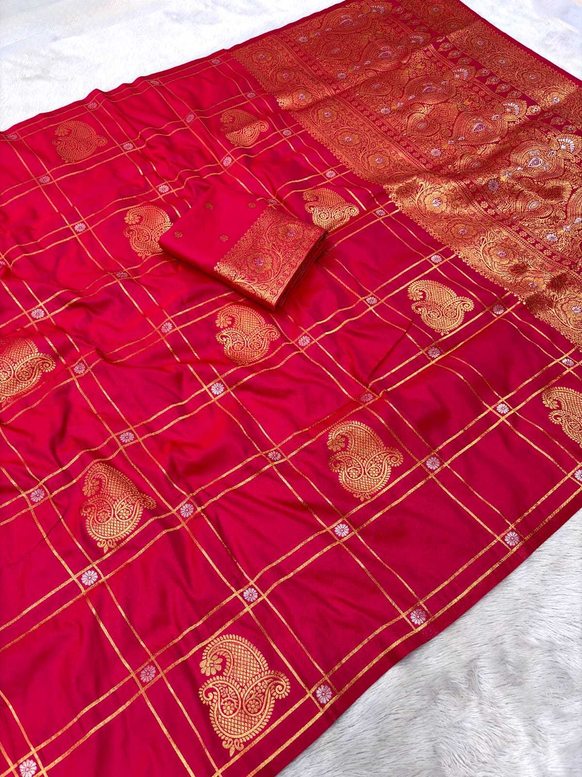 Janhvi Banarasi Soft Silk Saree