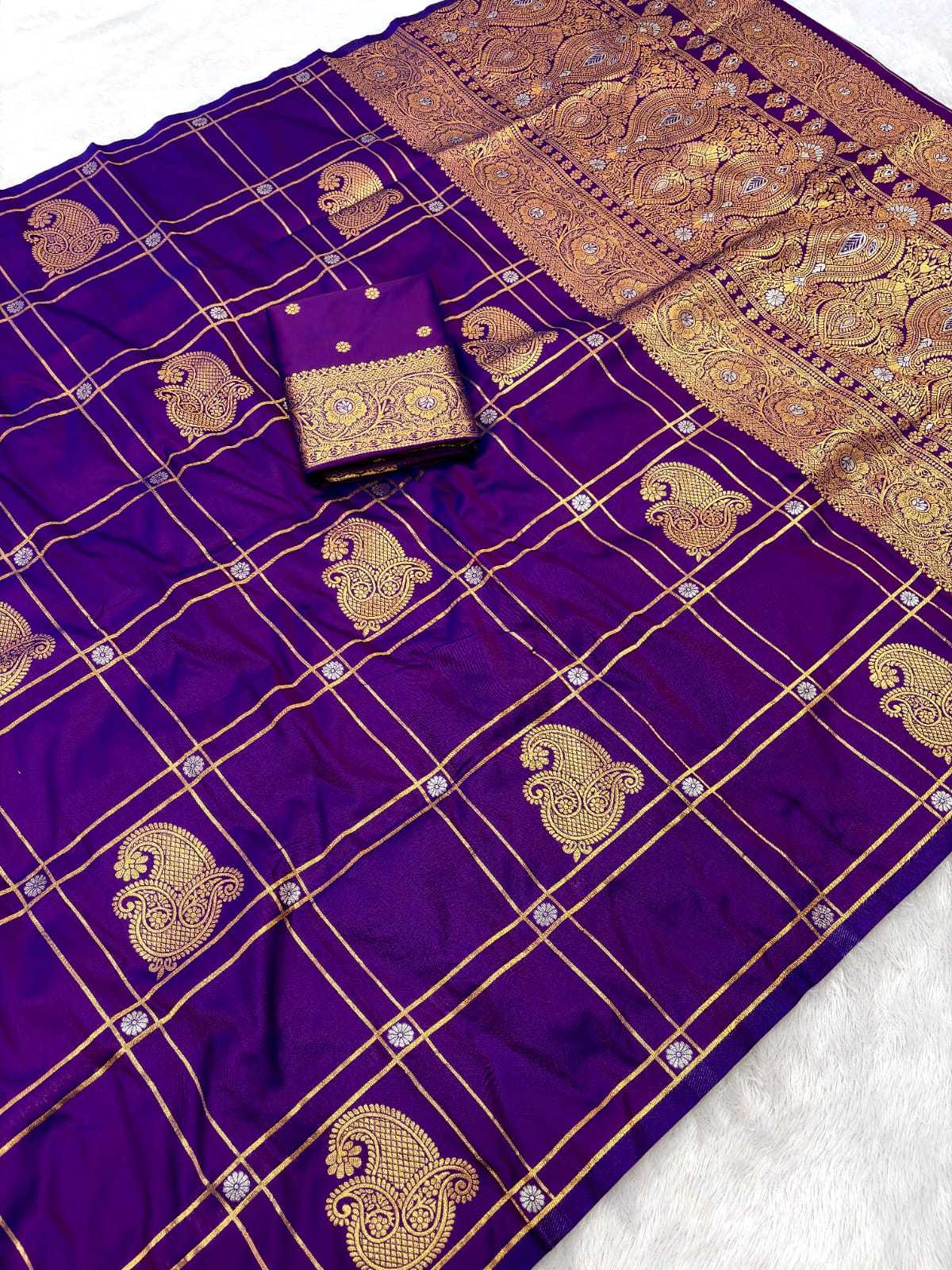 Janhvi Banarasi Soft Silk Saree