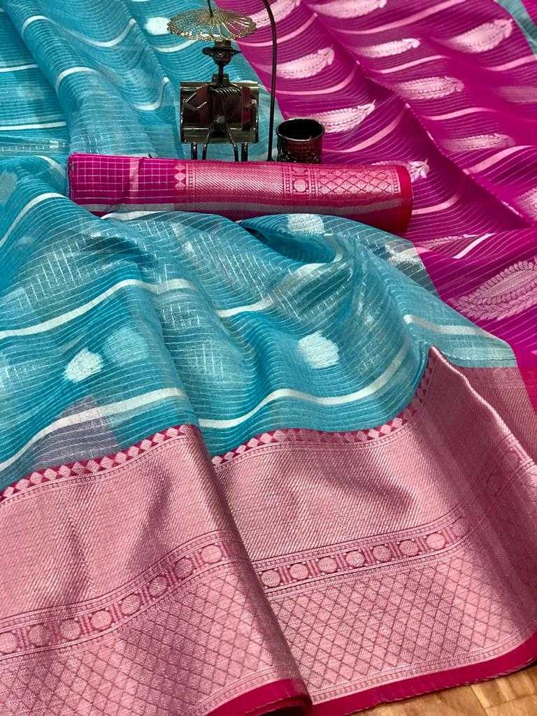Organza Silk Designer Saree