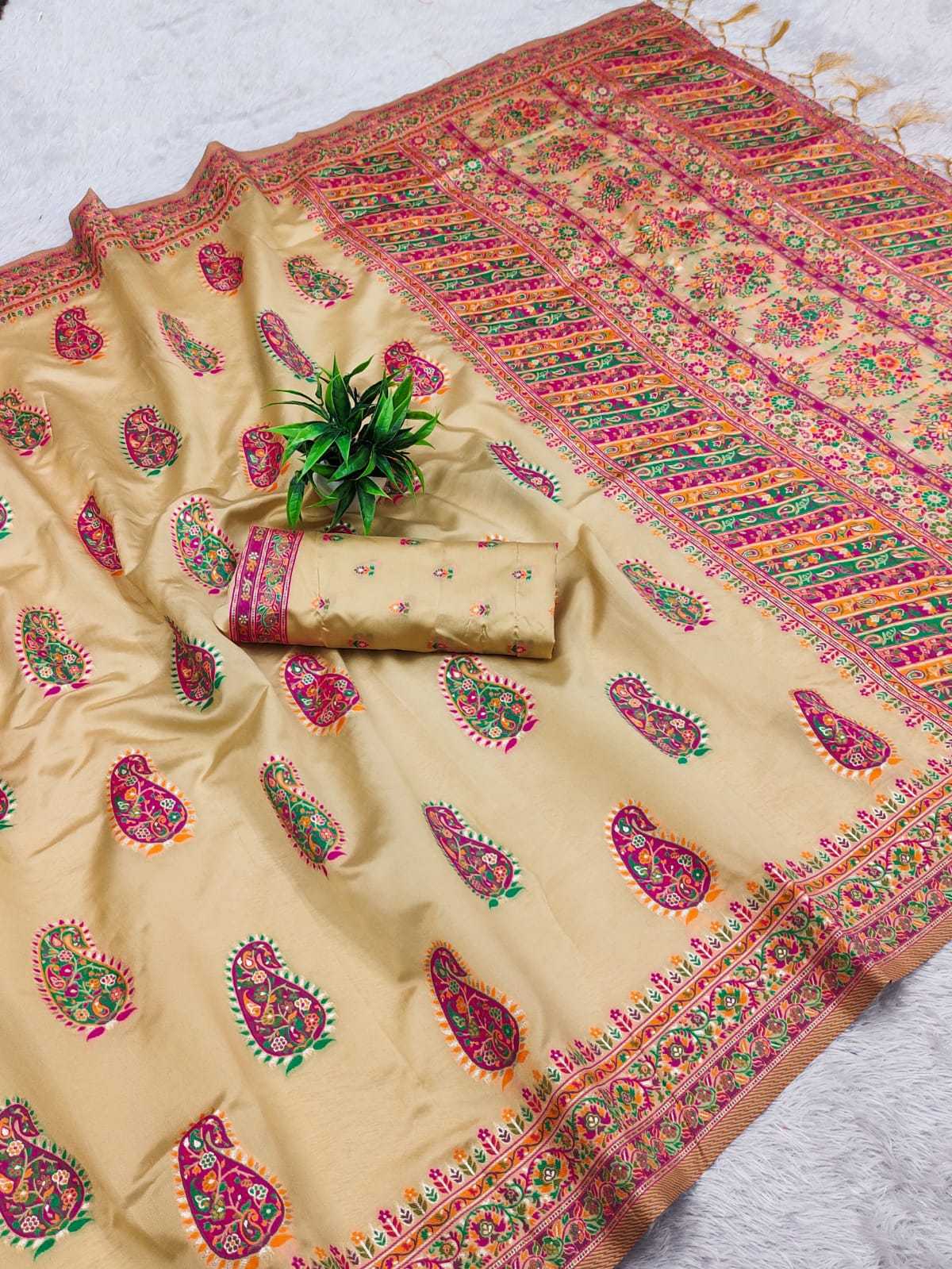 Samaira Soft Kashmiri Silk Saree