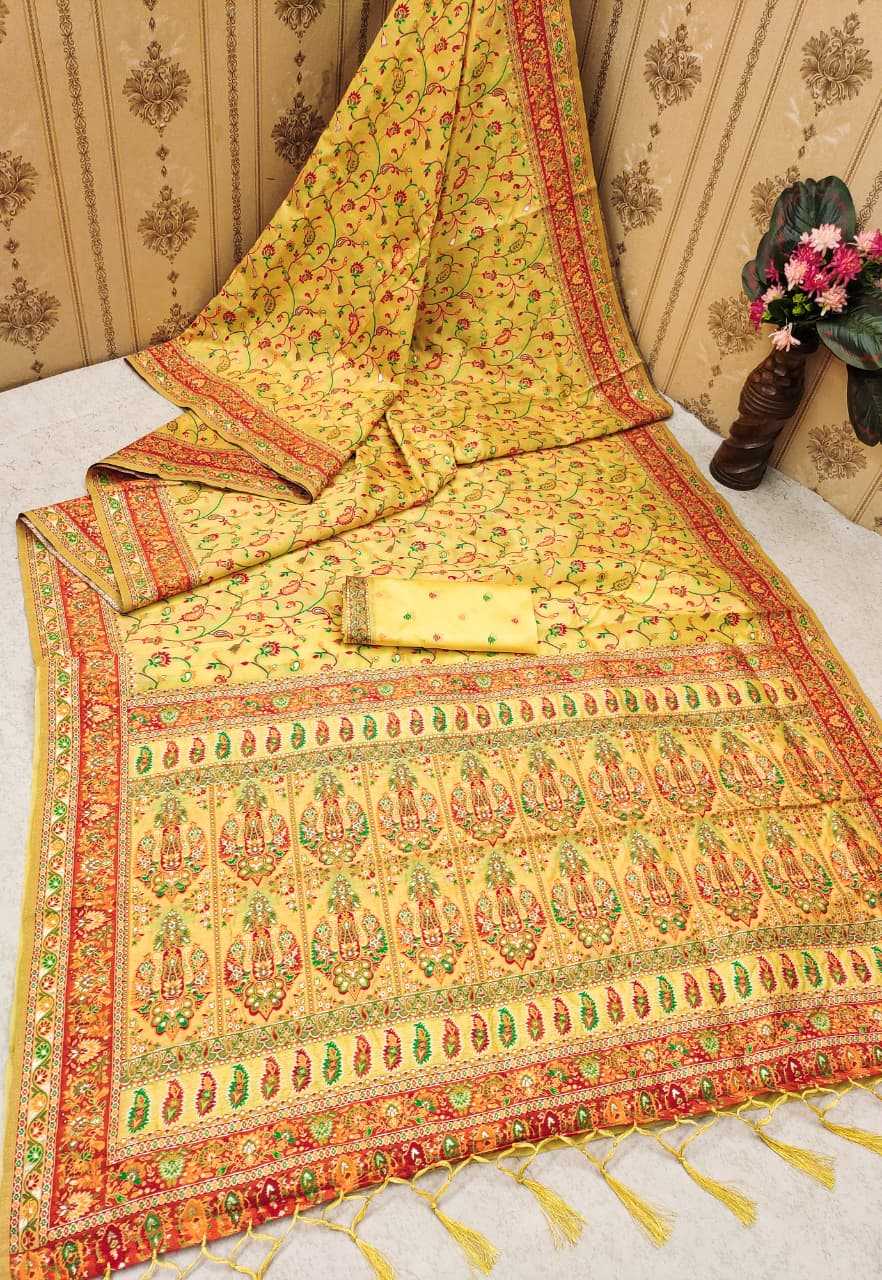 Superb Pashmina Designer Silk Saree