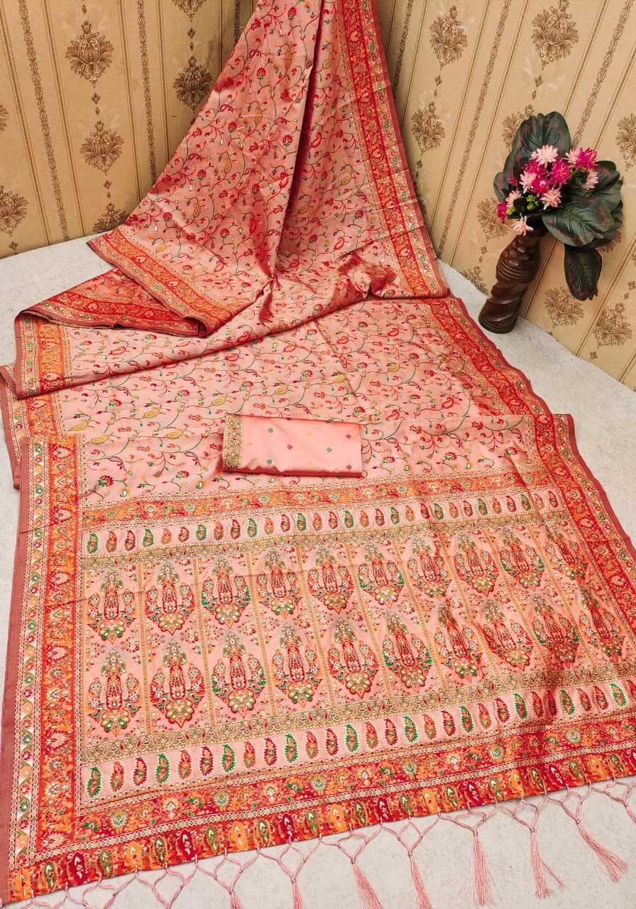 Superb Pashmina Designer Silk Saree