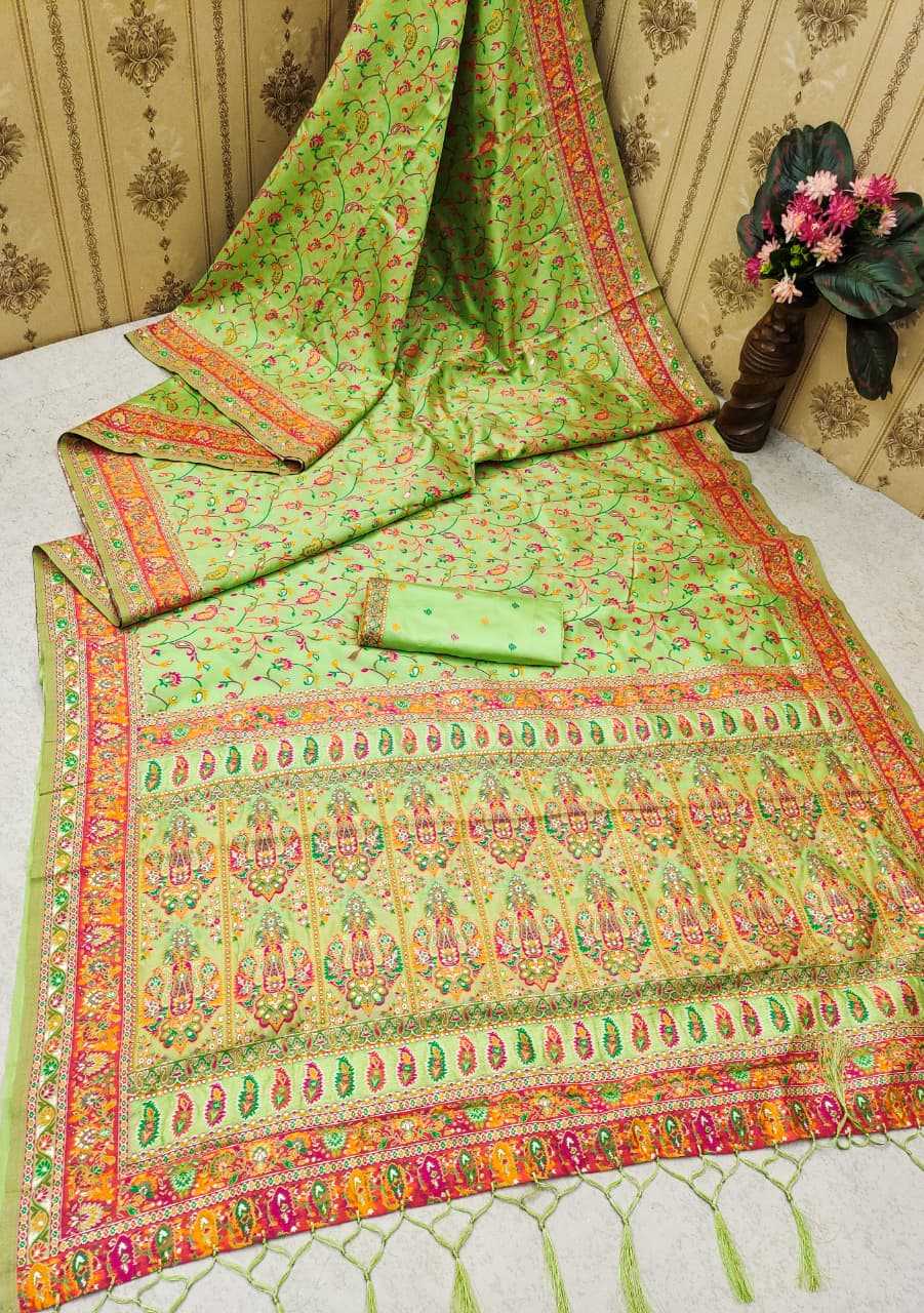 Superb Pashmina Designer Silk Saree