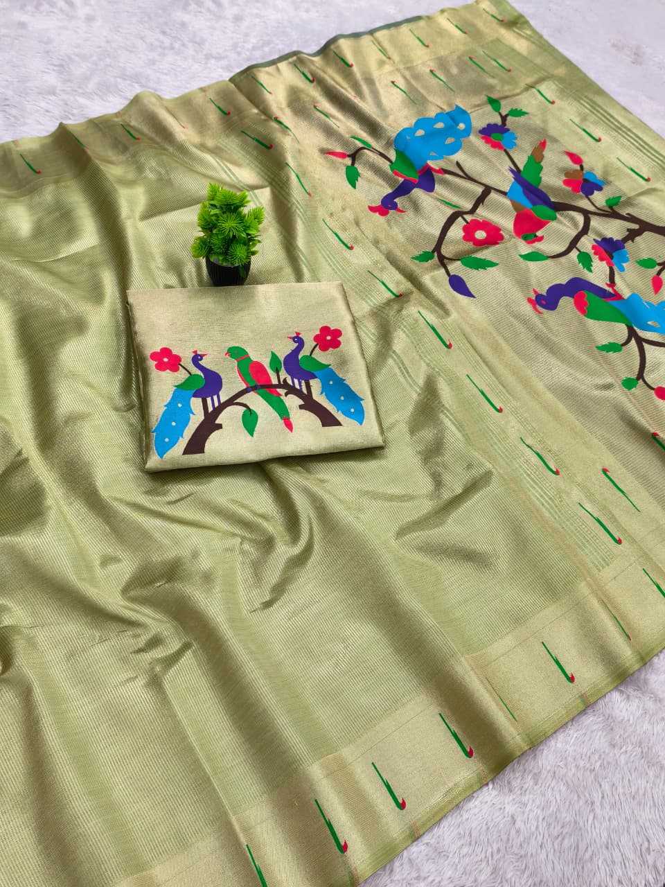 Zari Border Saree