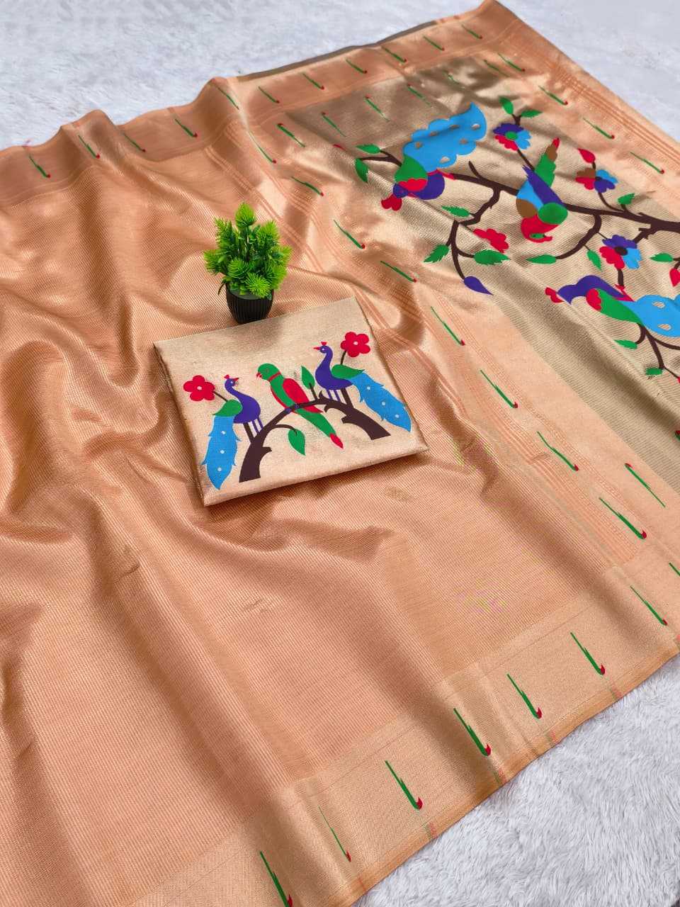 Zari Border Saree