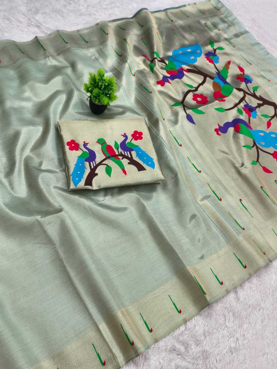 Zari Border Saree