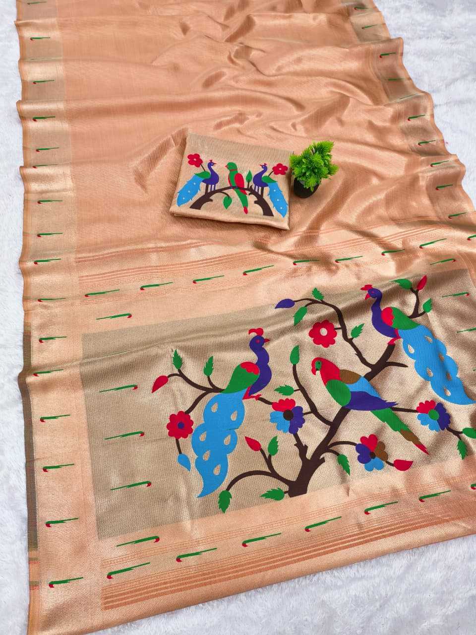 Zari Border Saree