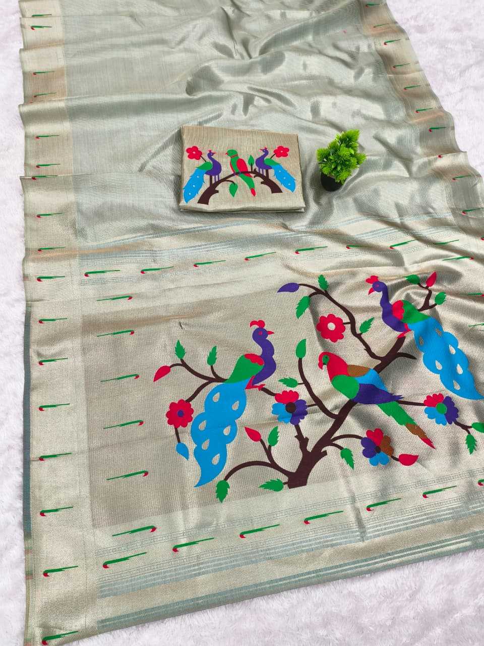 Zari Border Saree