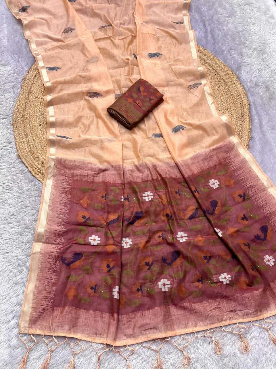 Vinfast Soft Cotton Butta Saree
