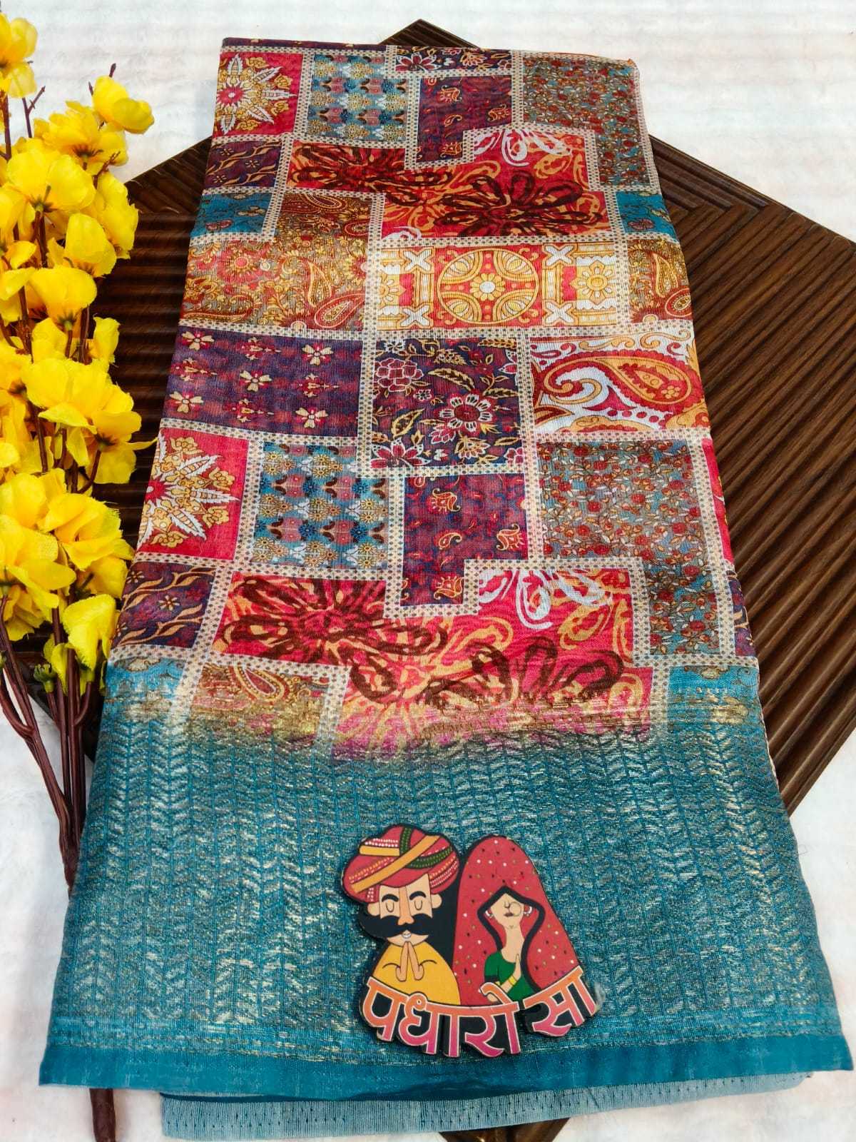 Chanderi Soft Designer Saree