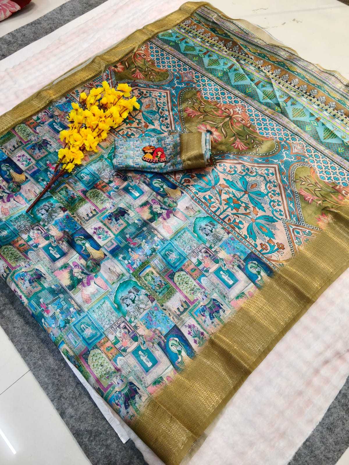 Chanderi Soft Designer Saree