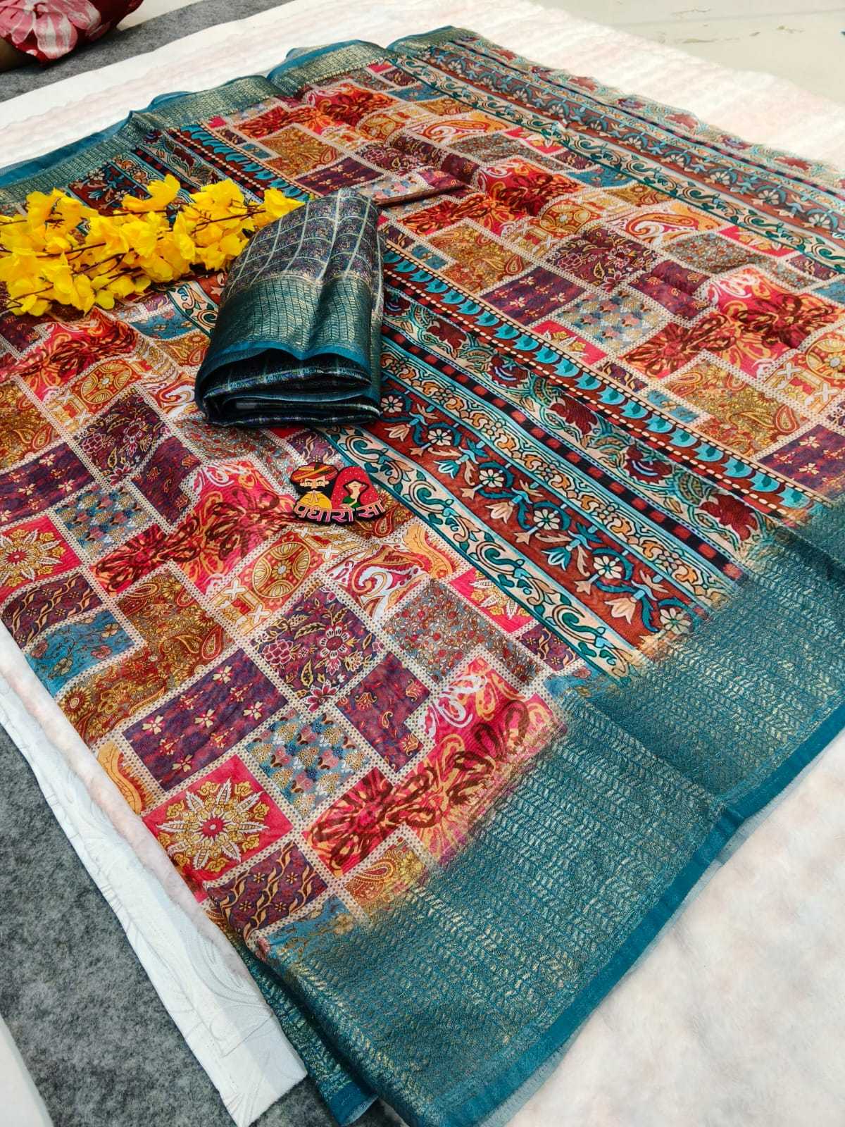 Chanderi Soft Designer Saree