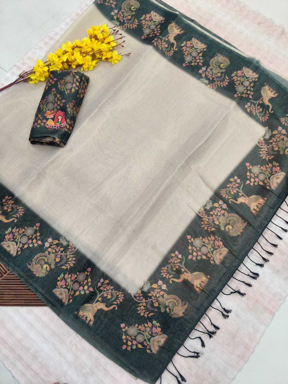 Shuchi Erode Silk Printed Saree