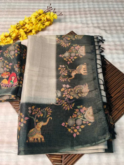 Shuchi Erode Silk Printed Saree