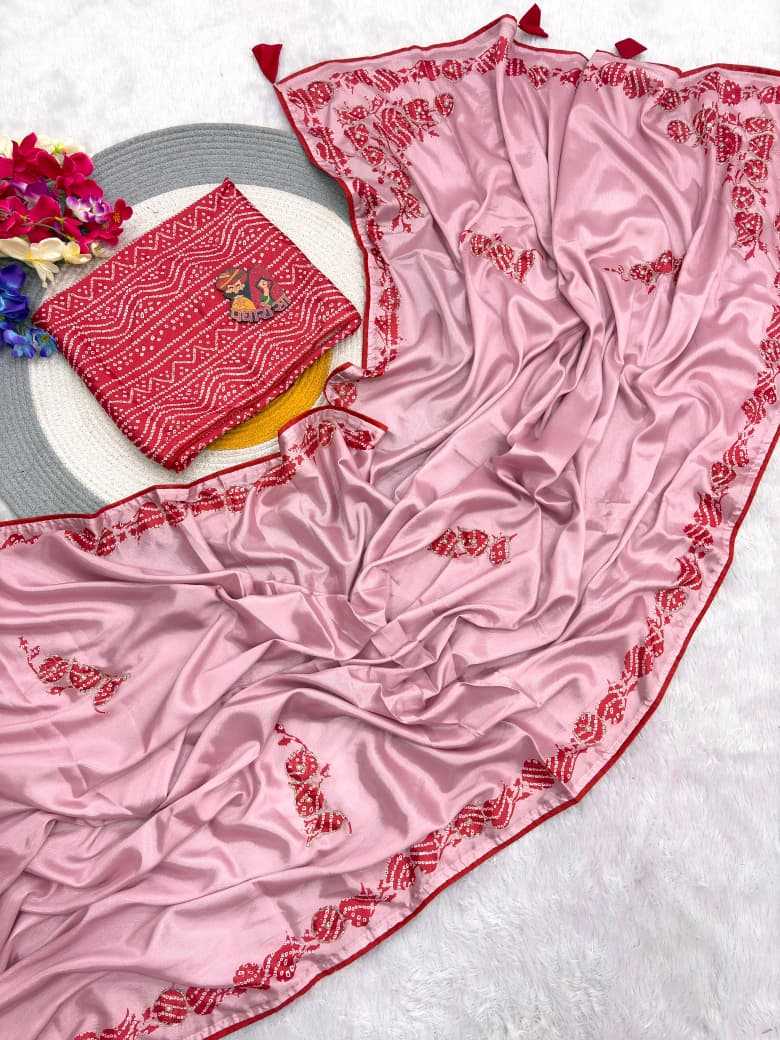 Smita Chinon Printed Saree