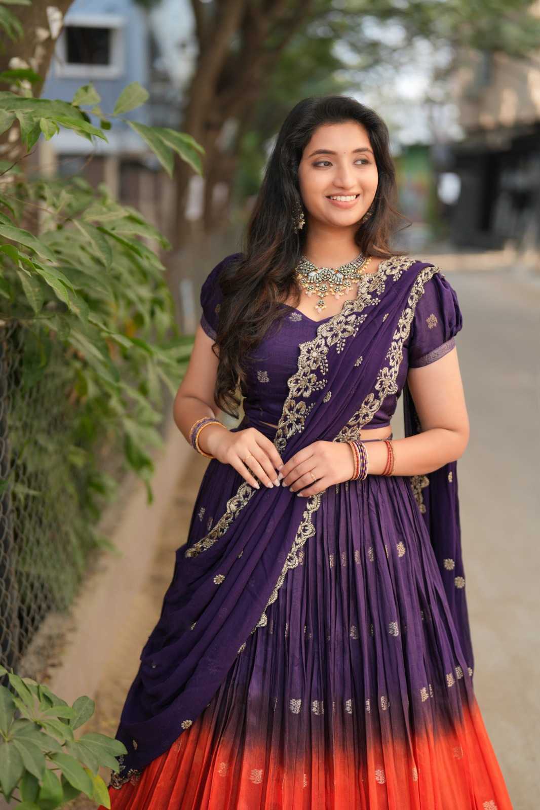 Viscose Designer Lehenga