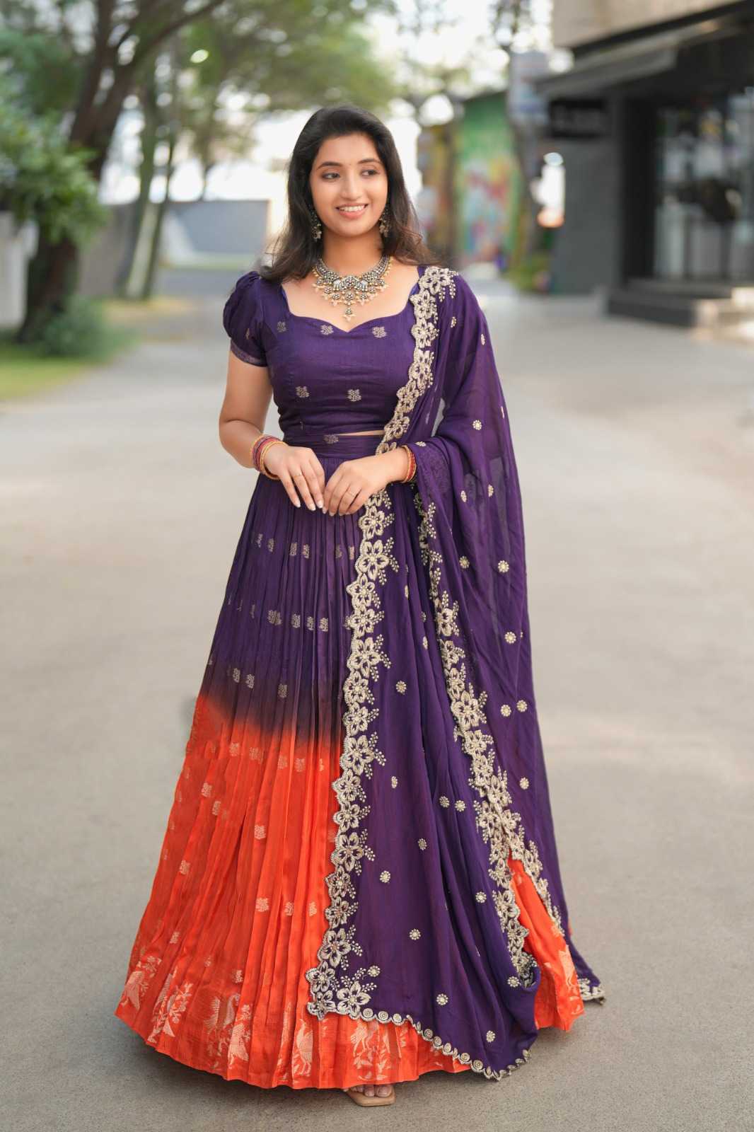 Viscose Designer Lehenga