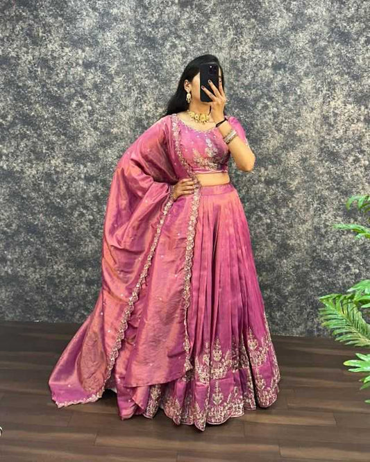 Cotton Embroidered Lehenga