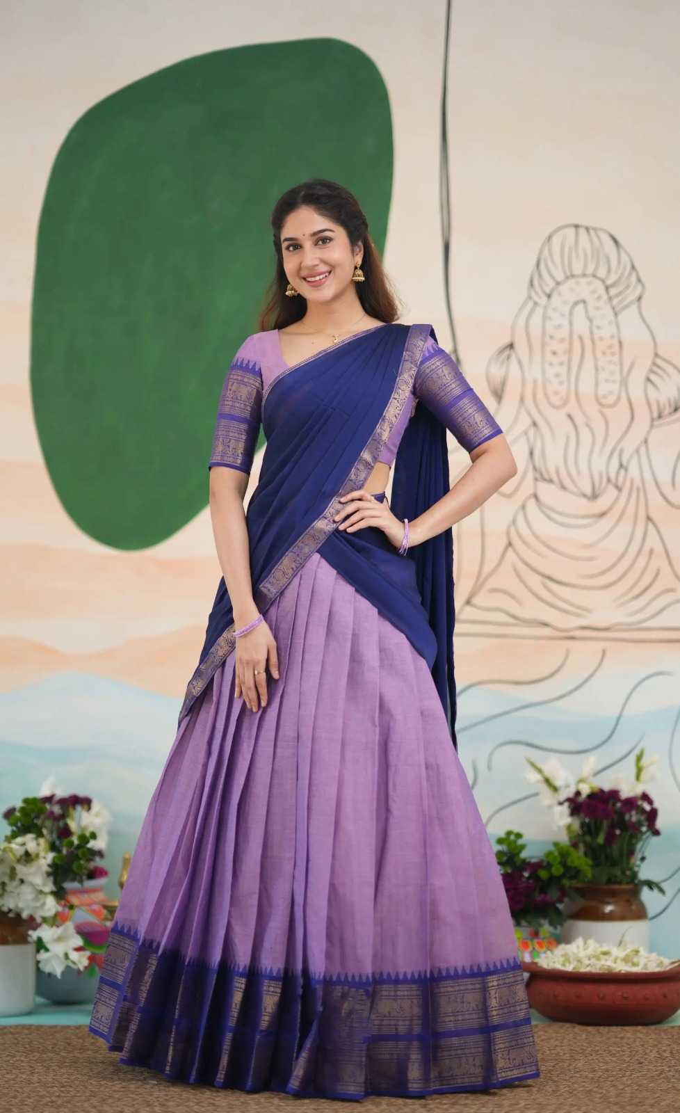 Kanjivaram Silk Designer Lehenga