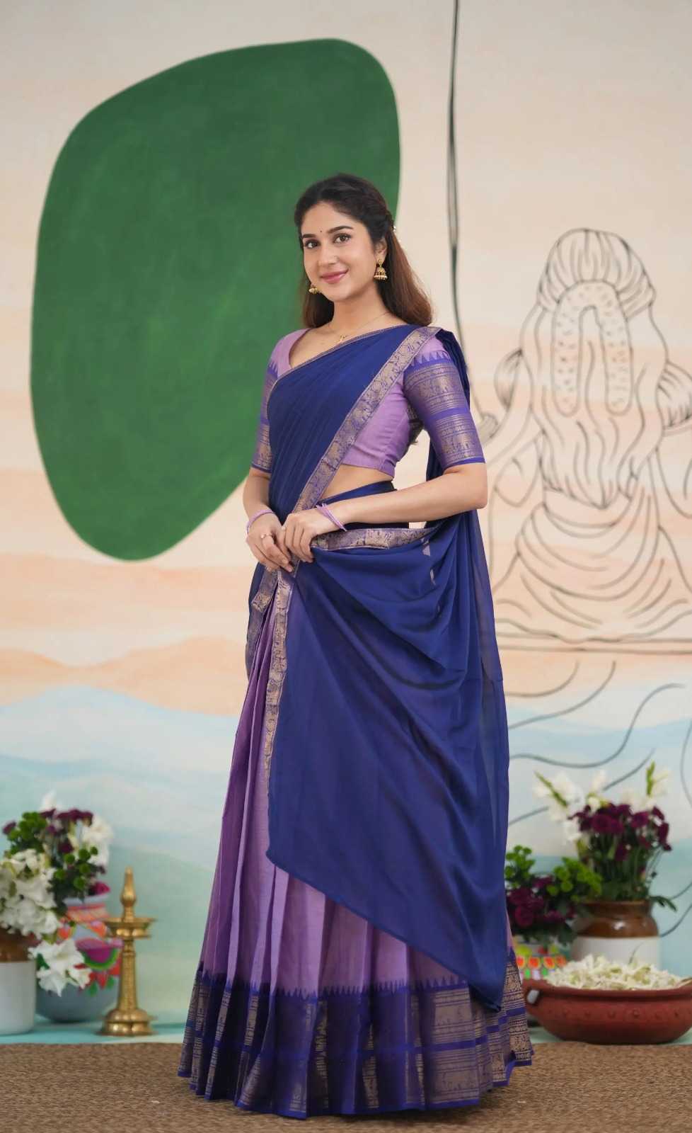 Kanjivaram Silk Designer Lehenga