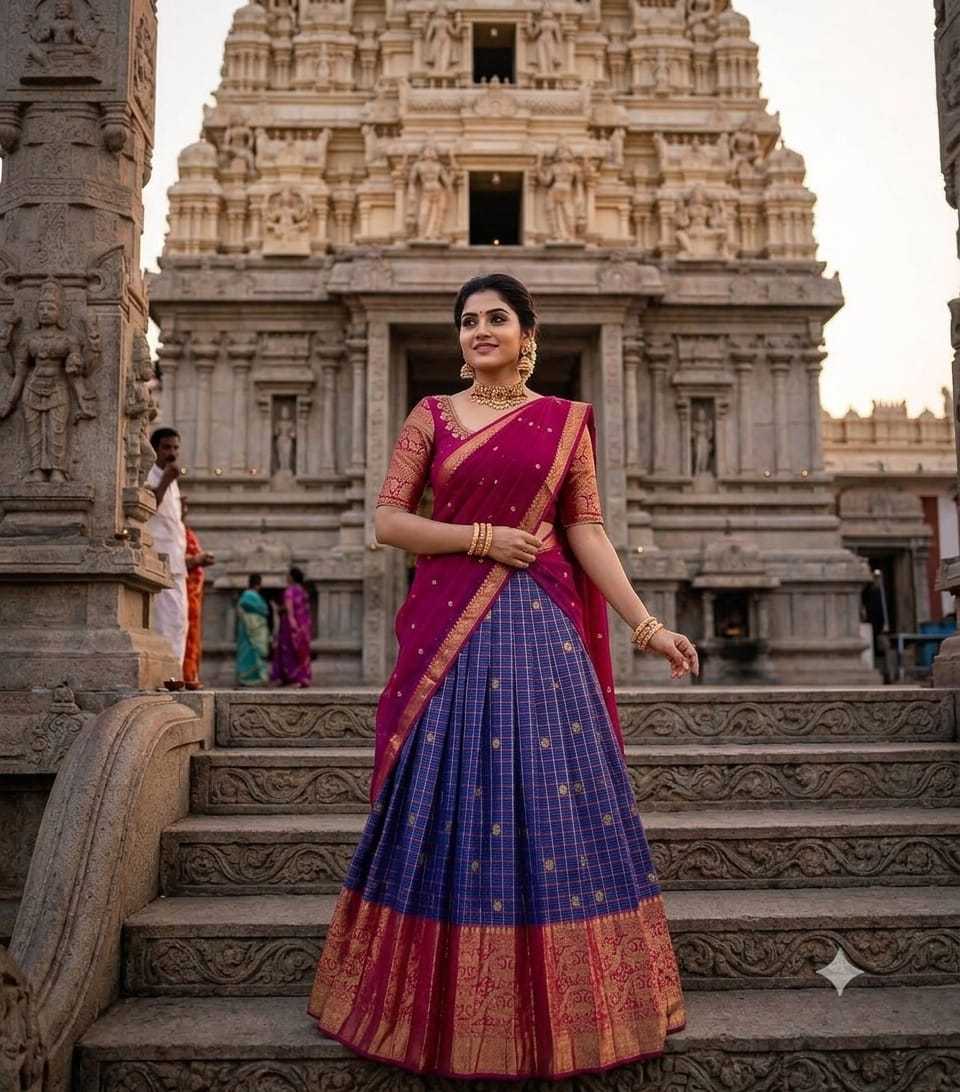 Arshvika Kanjivaram Silk Traditional Lehenga