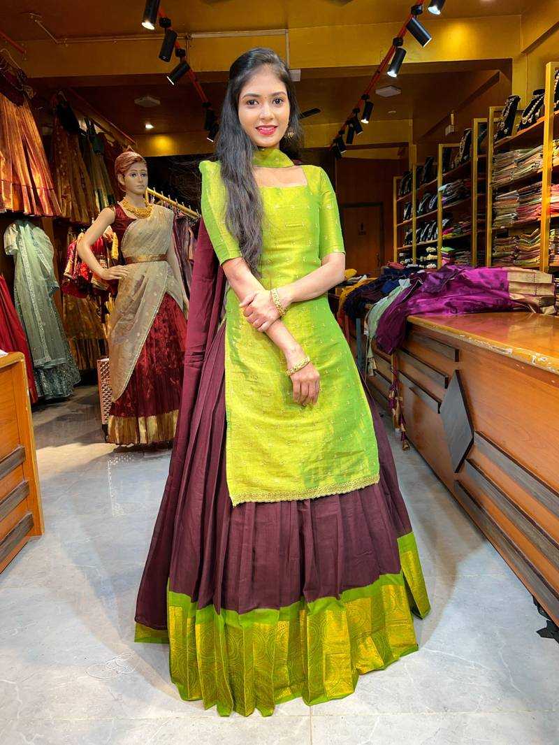 Soft Tissue Designer Lehenga Choli