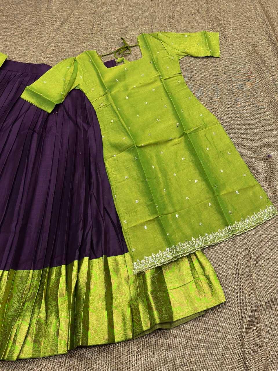 Soft Tissue Designer Lehenga Choli