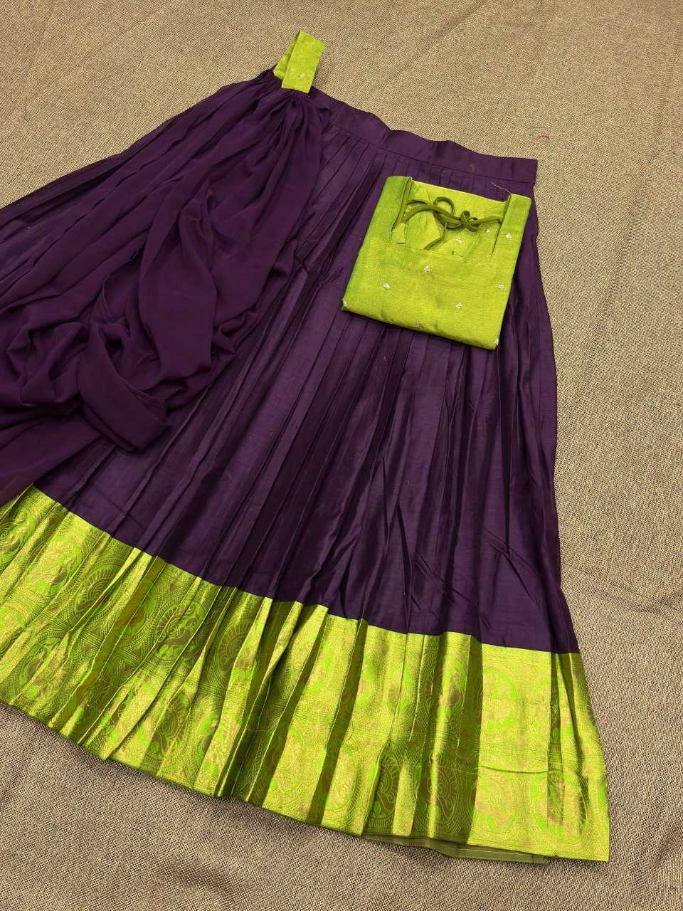 Soft Tissue Designer Lehenga Choli