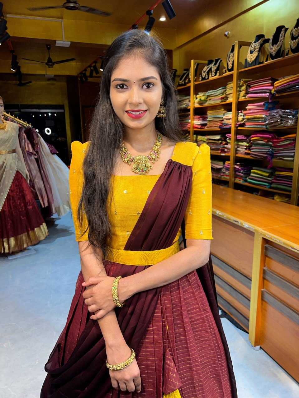 Soft Tissue Designer Lehenga Choli
