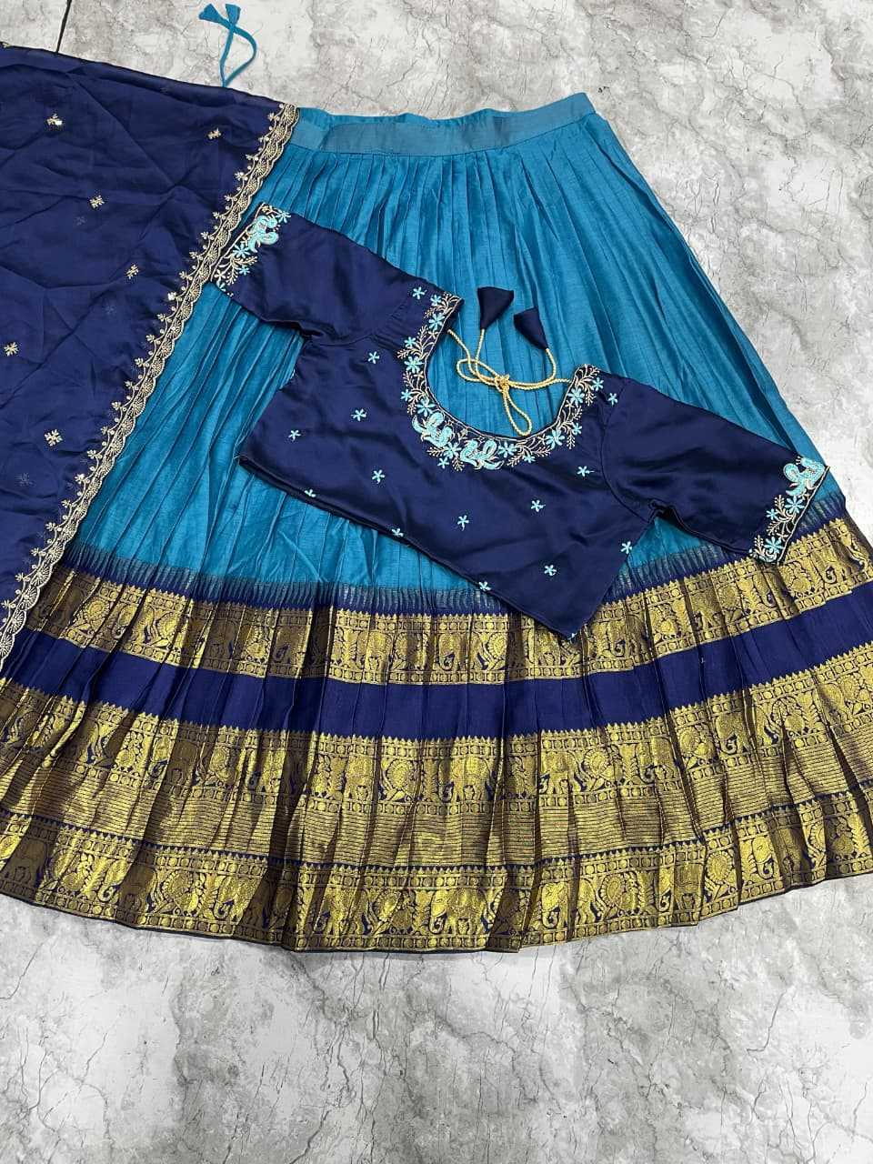Kanjivaram Silk Traditional Lehenga