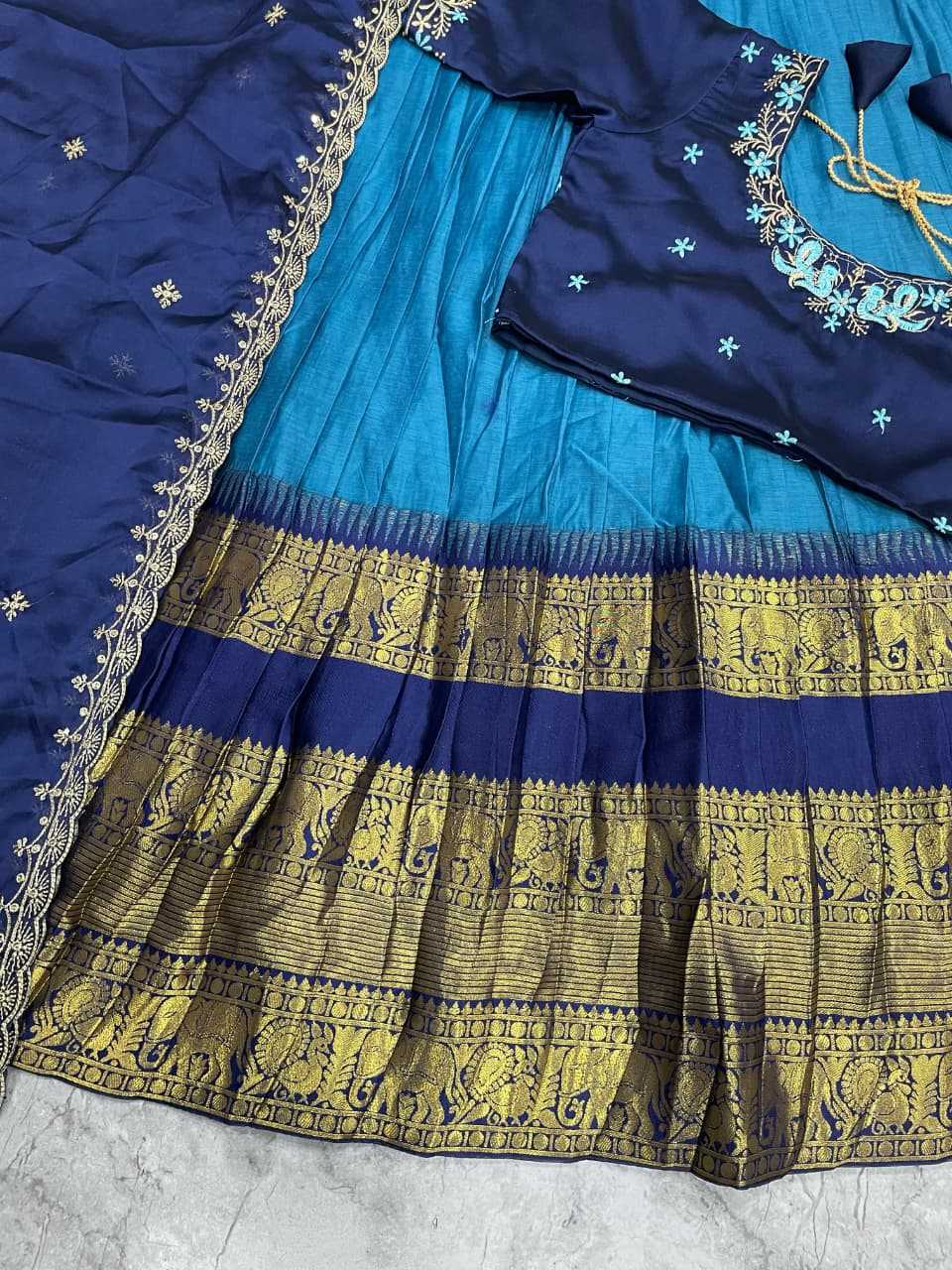 Kanjivaram Silk Traditional Lehenga
