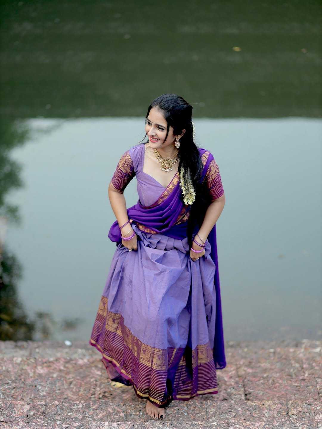 Kanci Cottan Cotton Designer Lehenga