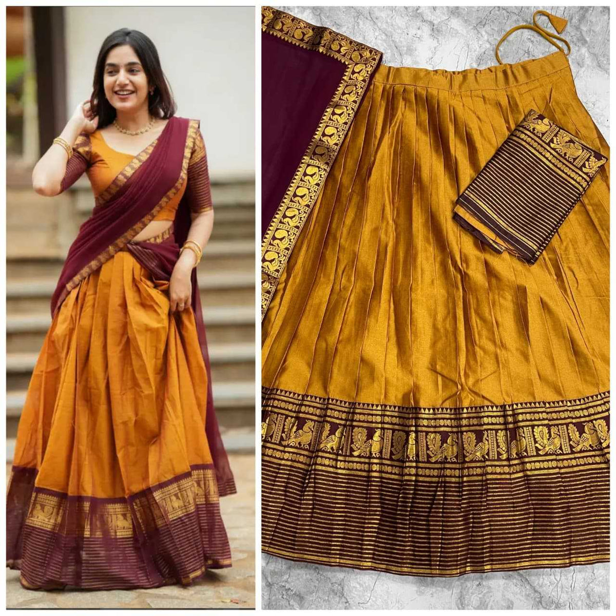 Kanci Cottan Cotton Designer Lehenga
