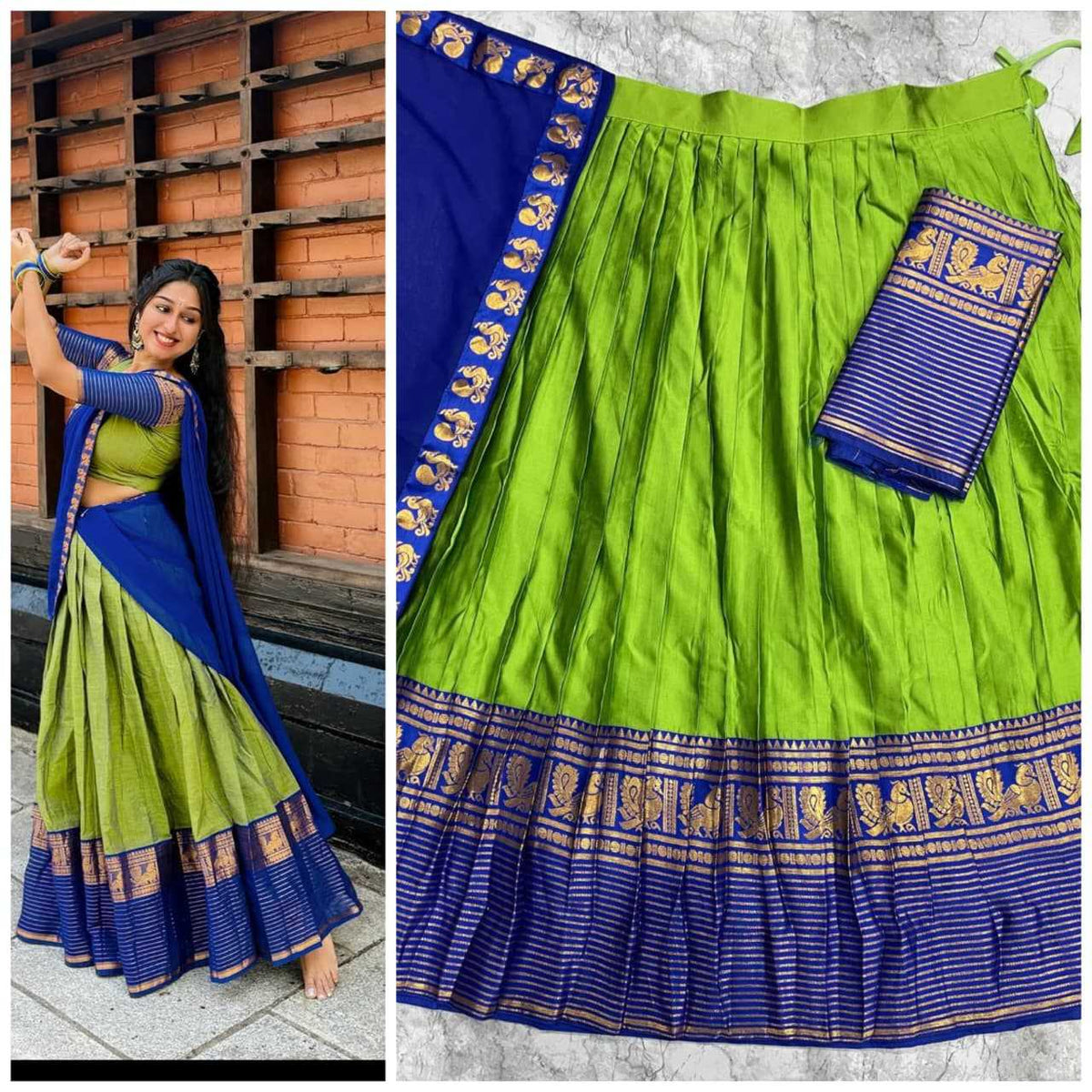 Kanci Cottan Cotton Designer Lehenga