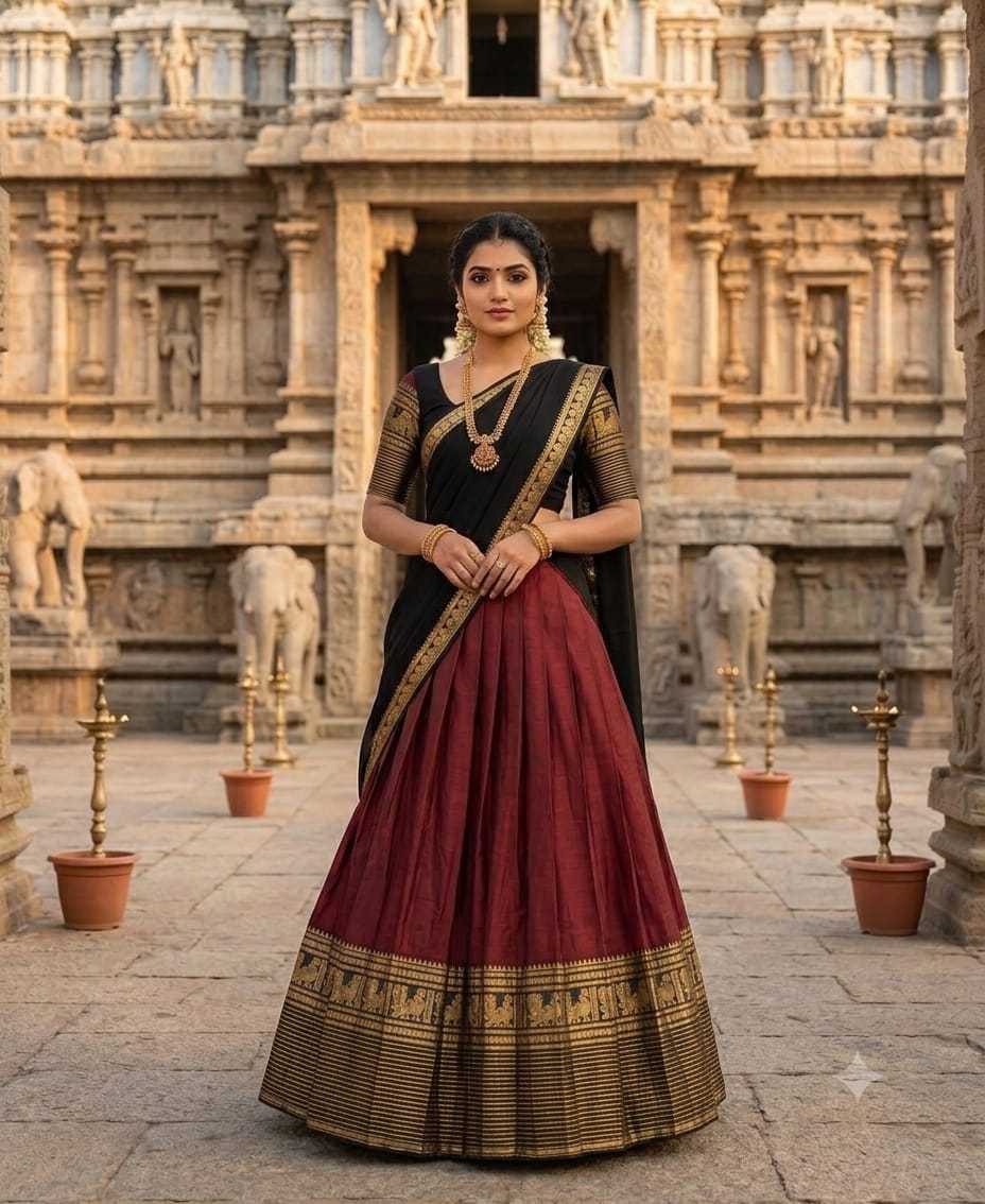 Kanci Cottan Cotton Designer Lehenga