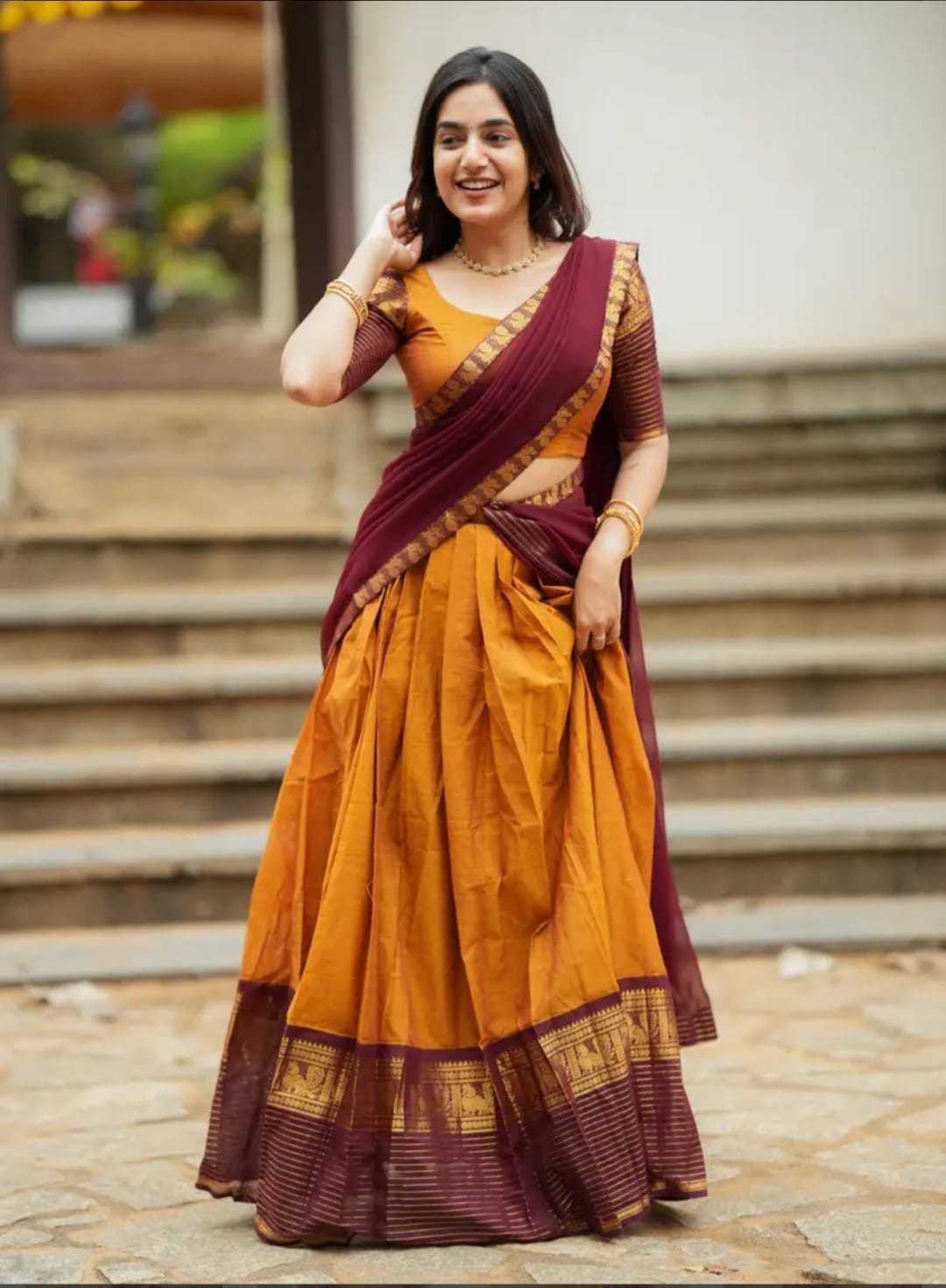 Kanci Cottan Cotton Designer Lehenga