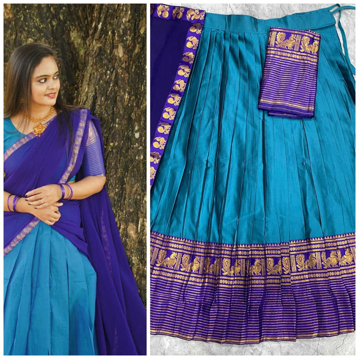 Kanci Cottan Cotton Designer Lehenga