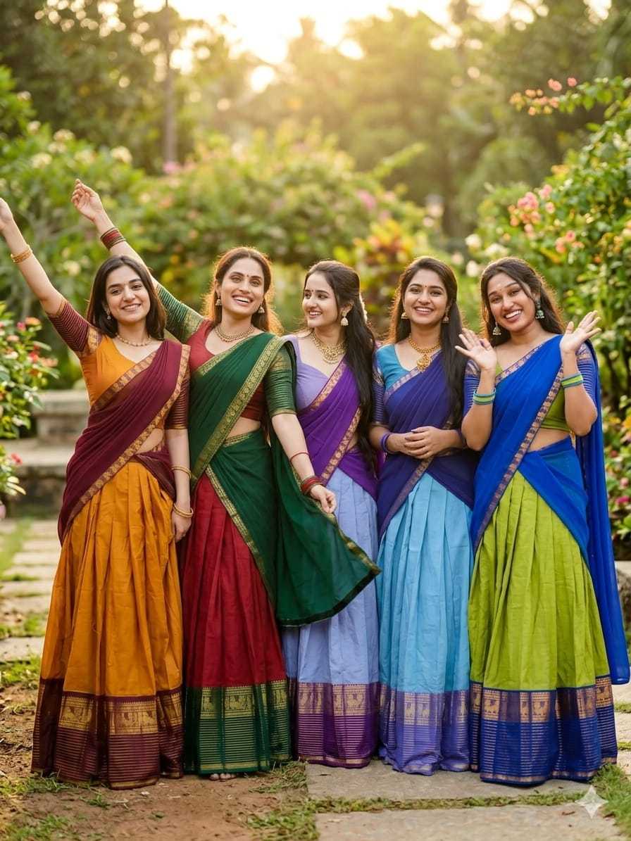 Kanci Cottan Cotton Designer Lehenga
