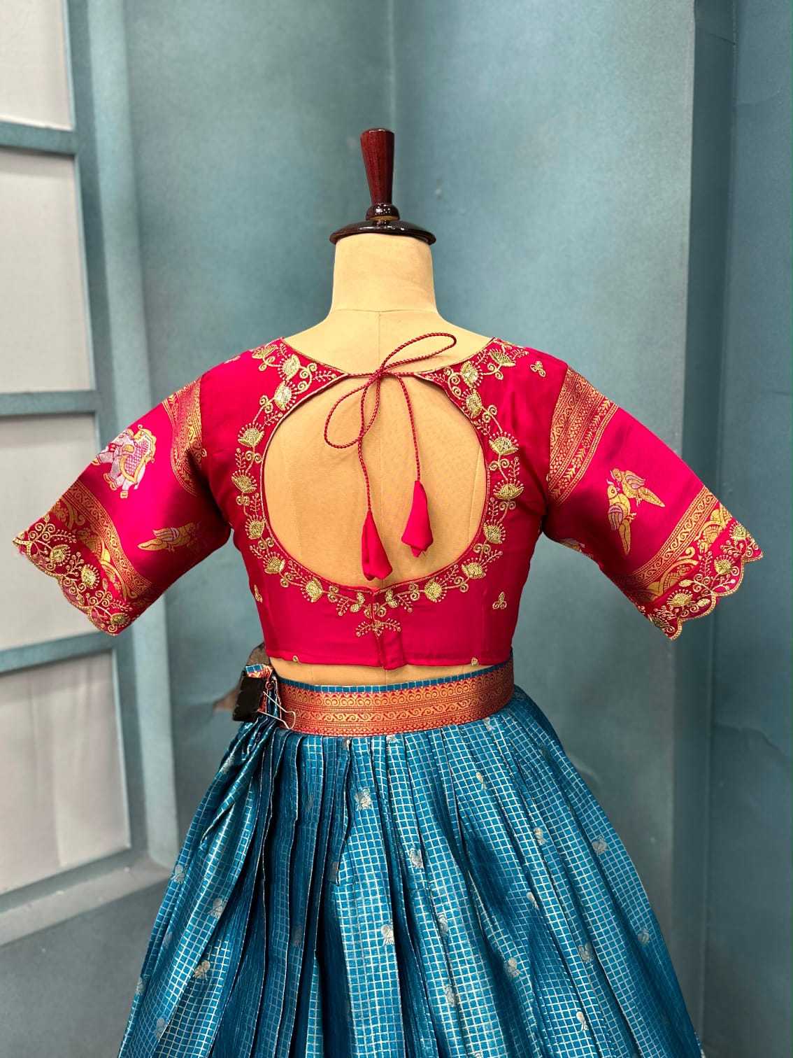 Kriti Kanjivaram Silk Designer Lehenga