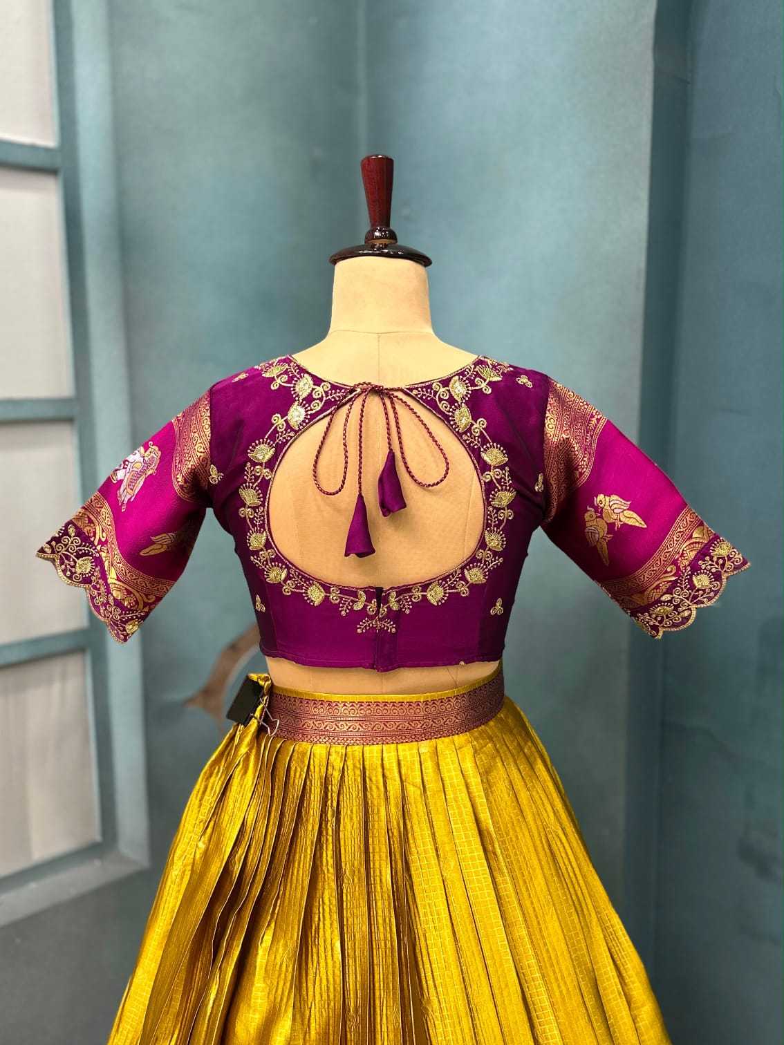 Kriti Kanjivaram Silk Designer Lehenga