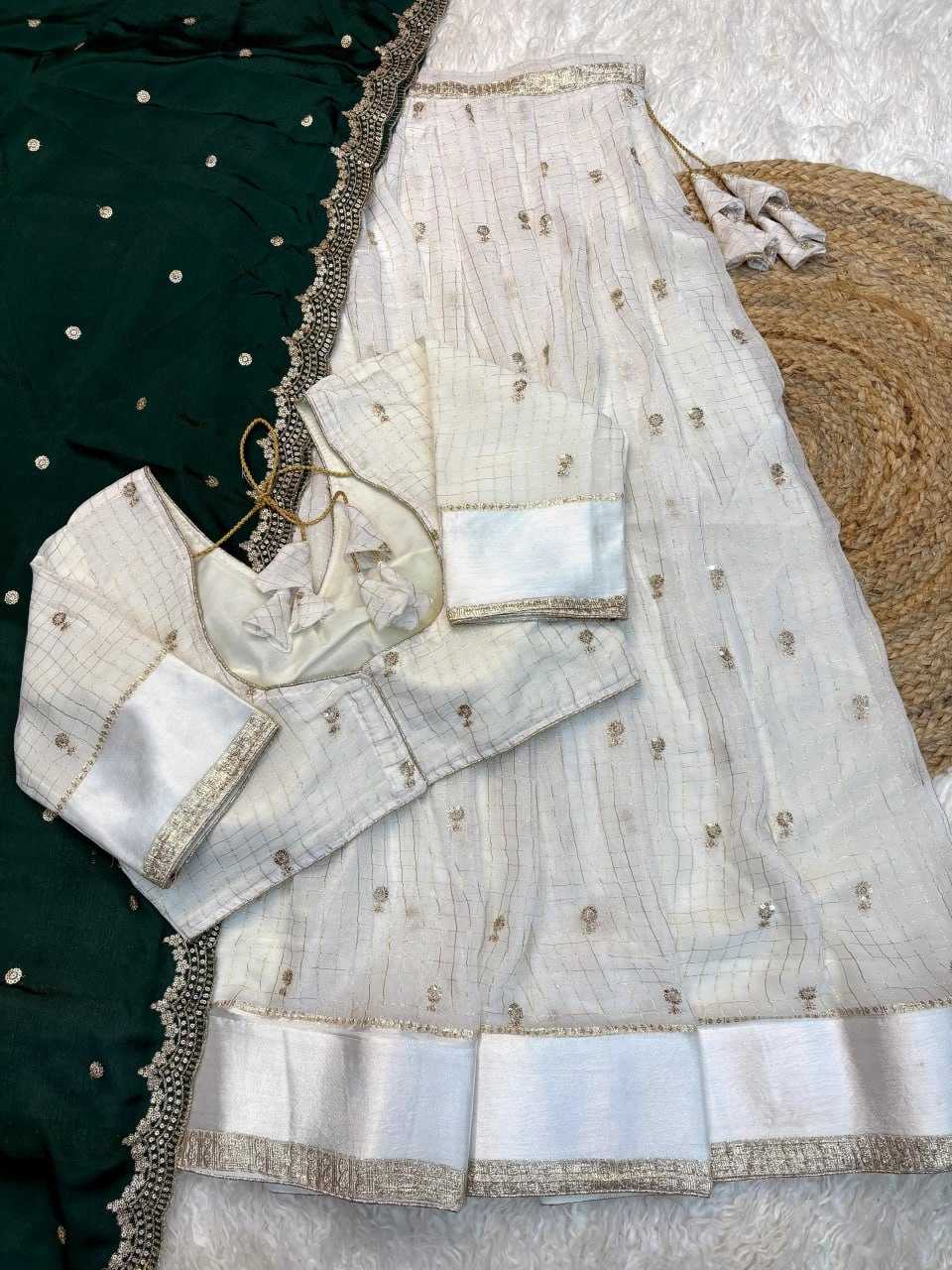 Viscouse Crushed Georgette Lehenga