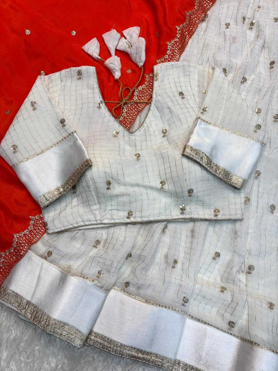 Viscouse Crushed Georgette Lehenga