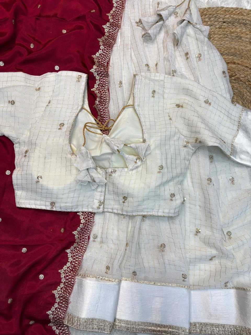 Viscouse Crushed Georgette Lehenga