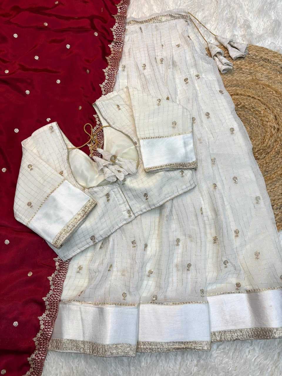 Viscouse Crushed Georgette Lehenga