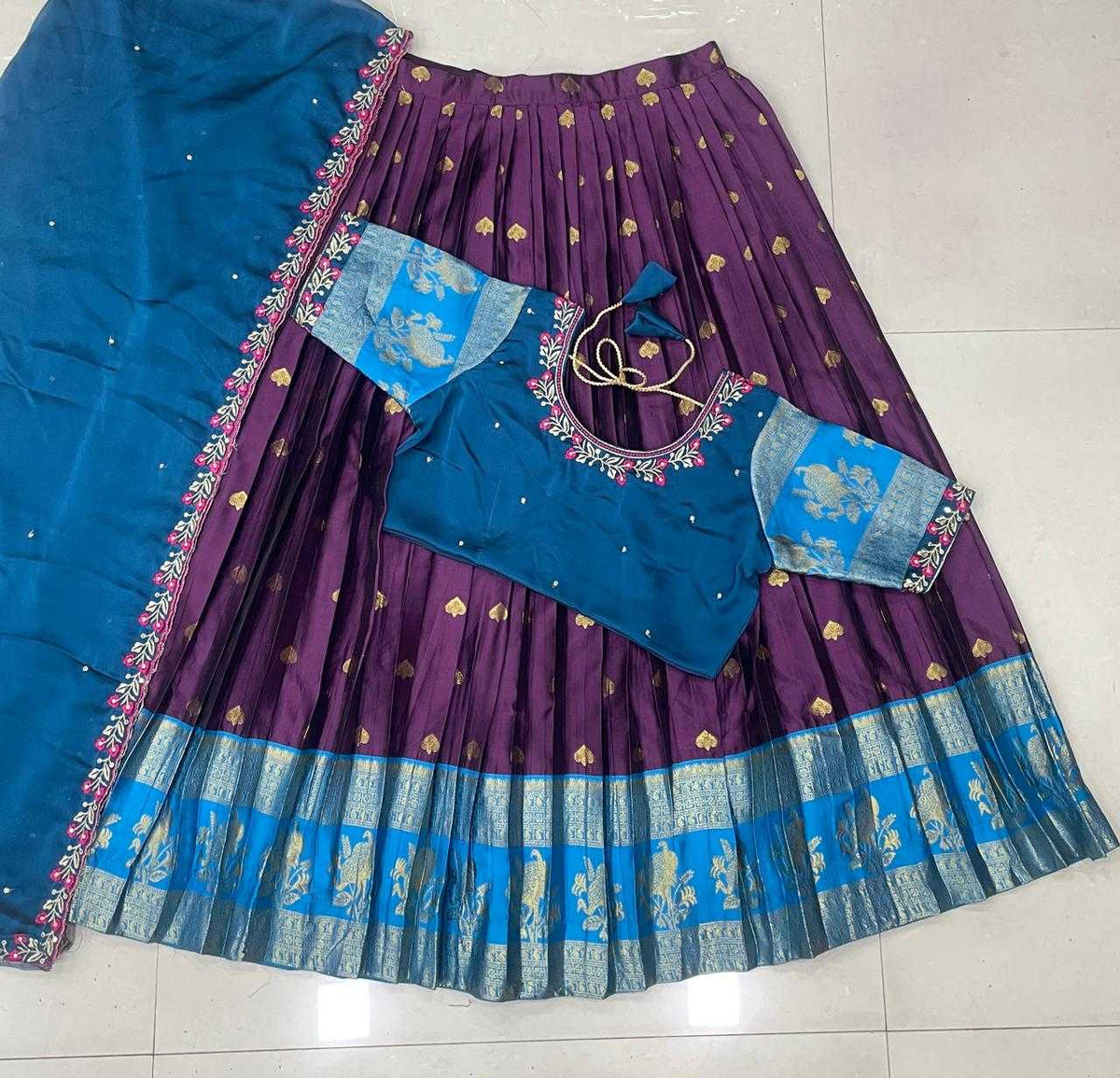 Nandita Kanjivaram Silk Traditional Lehenga