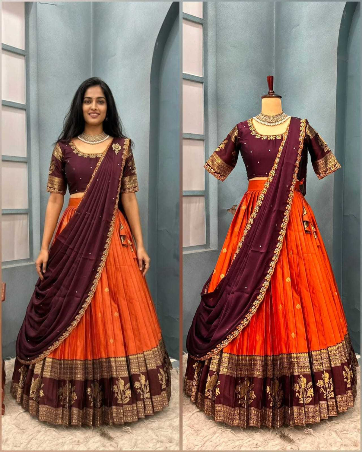 Nandita Kanjivaram Silk Traditional Lehenga
