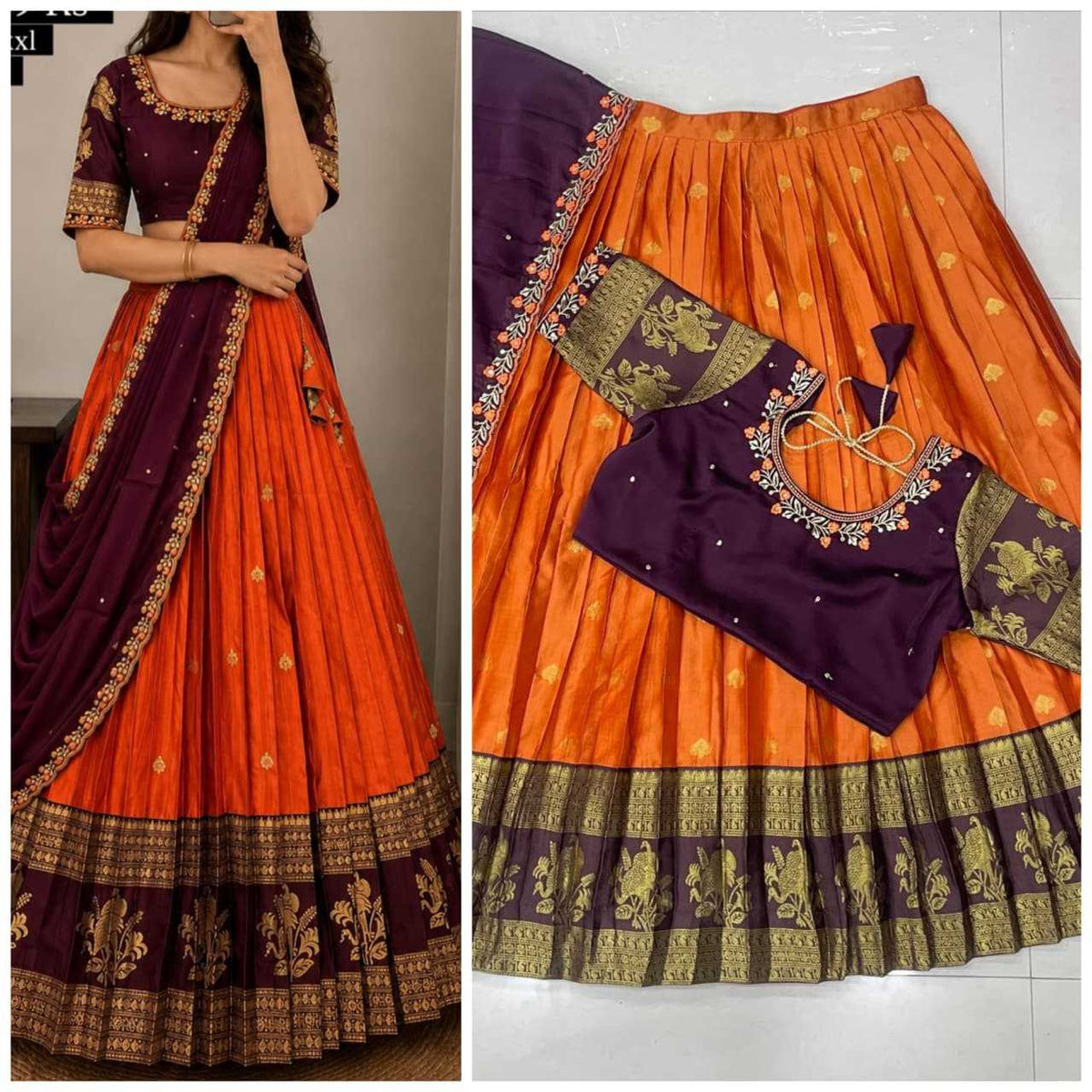 Nandita Kanjivaram Silk Traditional Lehenga