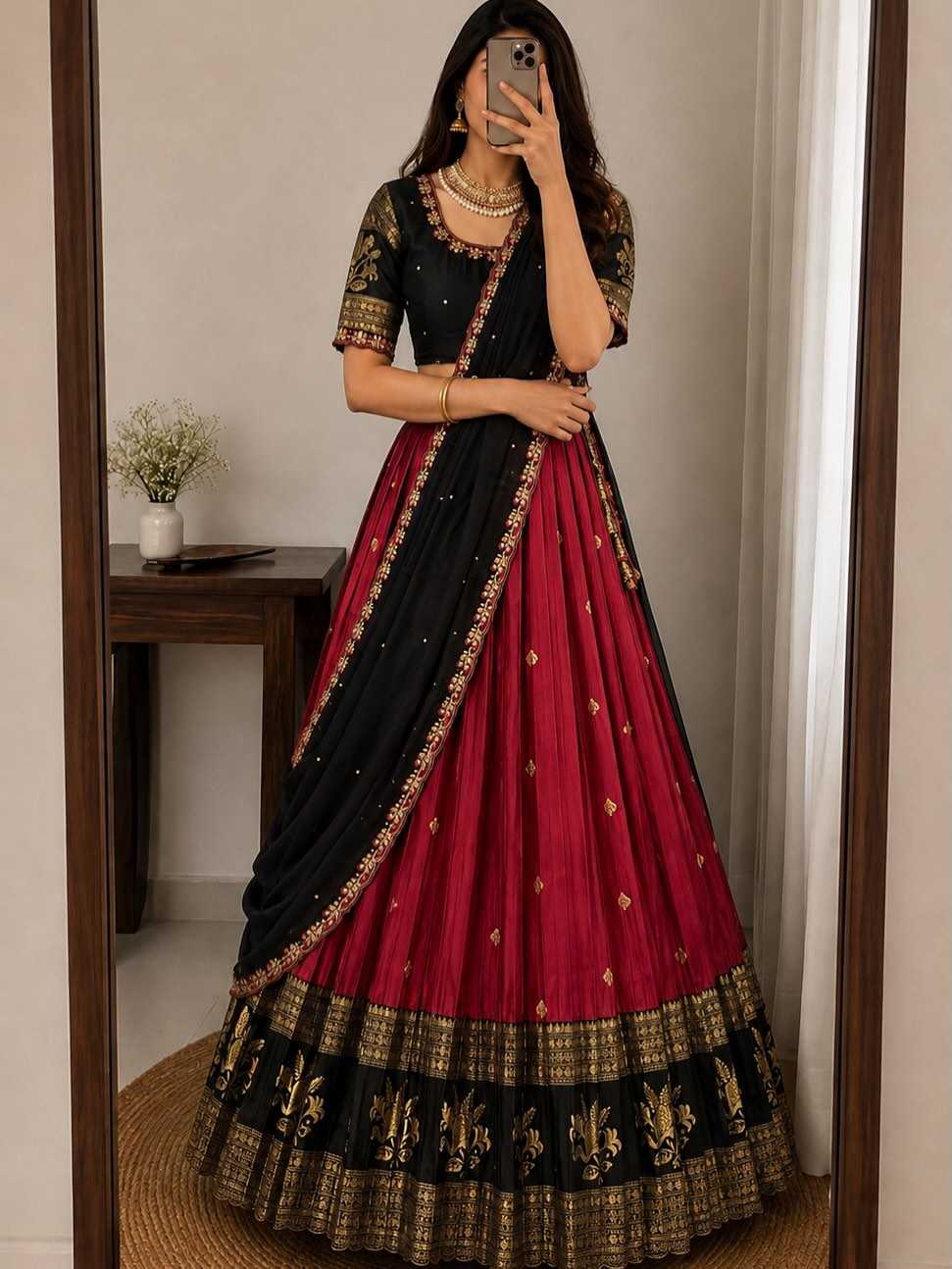 Nandita Kanjivaram Silk Traditional Lehenga