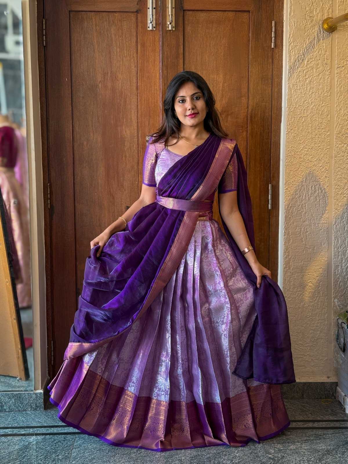 Kanjivaram Silk Designer Lehenga