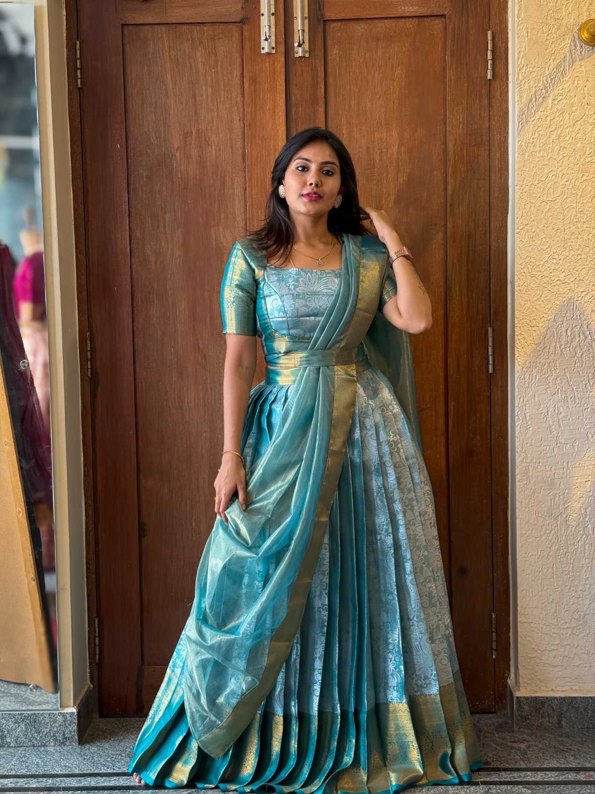 Kanjivaram Silk Designer Lehenga